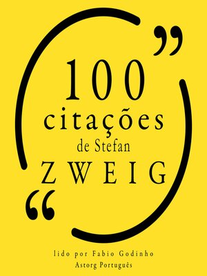 cover image of 100 citações de Stefan Zweig